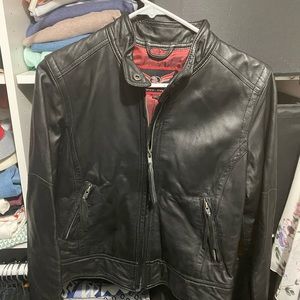 Leather jacket
